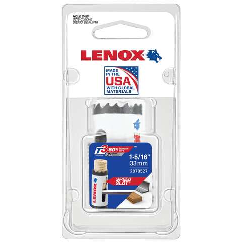 Lenox Speed Slot 1-5/16 in. Bi-Metal Hole Saw 1 pc