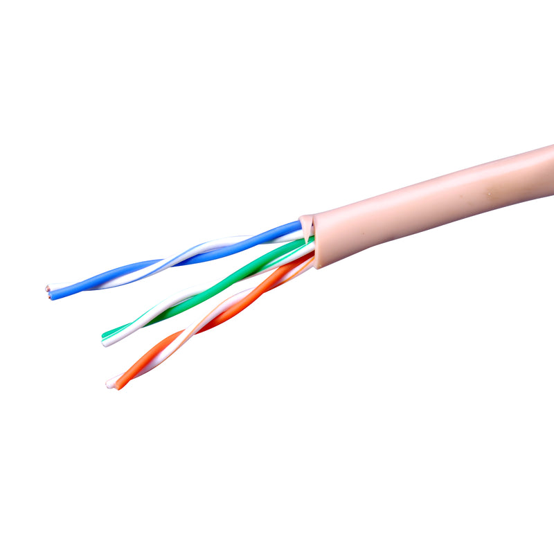 Monster Just Hook It Up 100 ft. L Ivory Category 3 Twisted Pair Wire