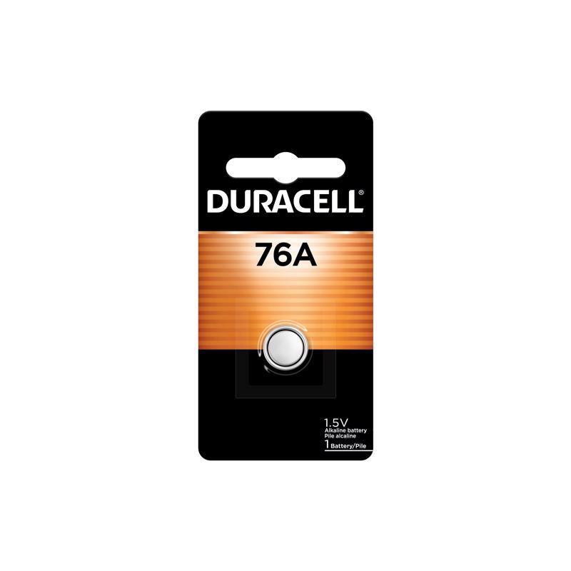 Duracell Alkaline 76A 1.5 V 110 mAh Battery PX76 1 pk, Pack of 6