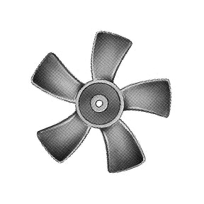 Ventline BVA016300 6″ Polypropylene Fan Blade