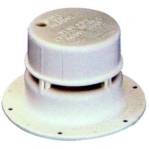 Ventliney Plastic Plumbing Vents For 1-1/2" Vent Pipe, Colonial White