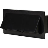 Dexter BV21115524 Exterior Wall Vent w/ 1-3/4″ Collar Length, Black