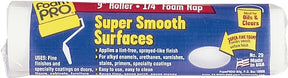 Foampro 29 Roller Cover, 1/4 in Thick Nap, 9 in L