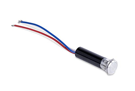 Sierra AV10120B Push-Button Switch, Off/(On1)/(On2), Blue/Red Halo LED, 20A