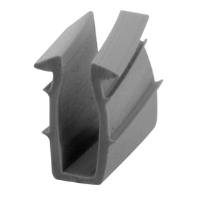 Make-2-Fit P 7744 Glass Glazing Channel, 0.225 in W, 200 ft L, Vinyl, Gray