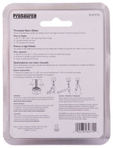 ProSource FE-S506-PS Furniture Glide, Plastic/Steel, Silver, Nickel Plated, 1-1/16 x 1-1/16 x 1-7/16 in Dimensions