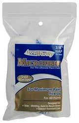 Arroworthy 4-MFR3T/P Mini Roller Cover, 3/8 in Thick Nap, 4 in L, Microfiber Cover, 12/PK