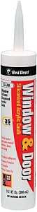 Red Devil 0876 Siliconized Acrylic Caulk, Clear, -20 to 180 deg F, 10.1 fl-oz Cartridge