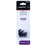 Monster Just Hook It Up Cable RG6 Coaxial Cable Clips 6 pk, Pack of 6