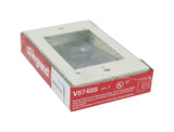 Legrand Rectangle Steel 1 gang Outlet Box Ivory