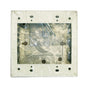 Legrand Square Steel 2 gang Electrical Box Ivory