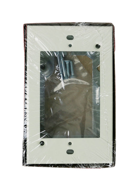 Legrand Rectangle Steel 1 gang Extension Starter Box Ivory