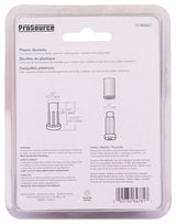 ProSource FE-S803-PS Furniture Socket, Plastic, Black