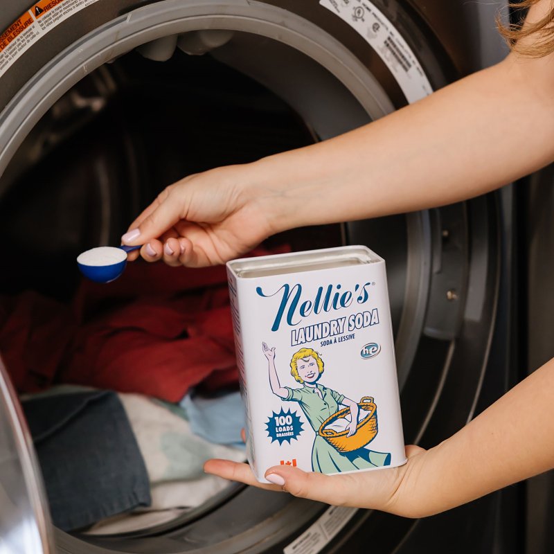 Nellie's NLS-100T Laundry Detergent, 3.3 lb Pouch, Powder