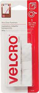 VELCRO Brand 91326 Hook and Loop Fastener, 3/4 in W, 18 in L, Clear, 5 lb, Pack of 6
