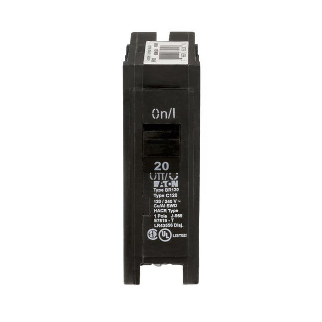 Eaton 20 amps Plug In Single Pole Circuit Breaker