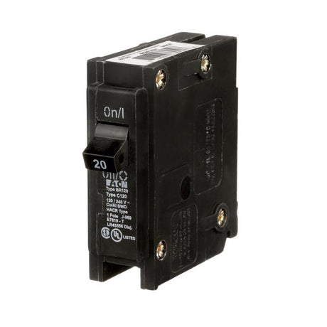 Eaton 20 amps Plug In Single Pole Circuit Breaker