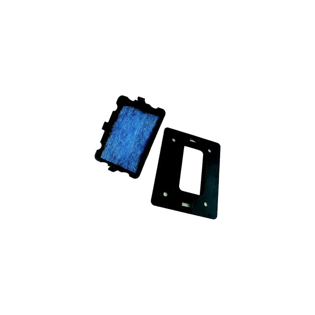 Self Adhesive Filter Vent 4" x 5", Black