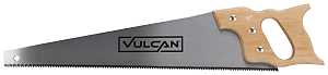 Vulcan JLO-081 Handsaw, 20 in L Blade, 8 TPI TPI, Steel Blade, Wood Handle, Wood Handle