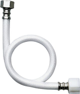 Fluidmaster B1TV12 Toilet Connector, 12 in L, 3/8 in Inlet, Compression Inlet, 7/8 in Outlet, Ballcock Outlet