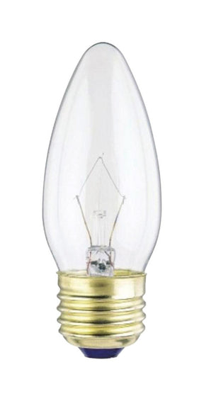 Westinghouse 25 W B11 Decorative Incandescent Bulb E26 (Medium) Warm White 2 pk