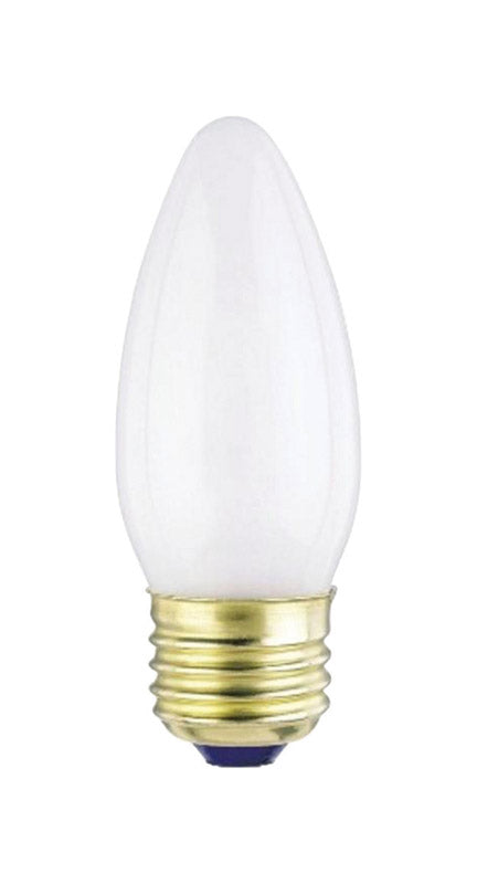 Westinghouse 25 W B11 Decorative Incandescent Bulb E26 (Medium) Warm White 2 pk