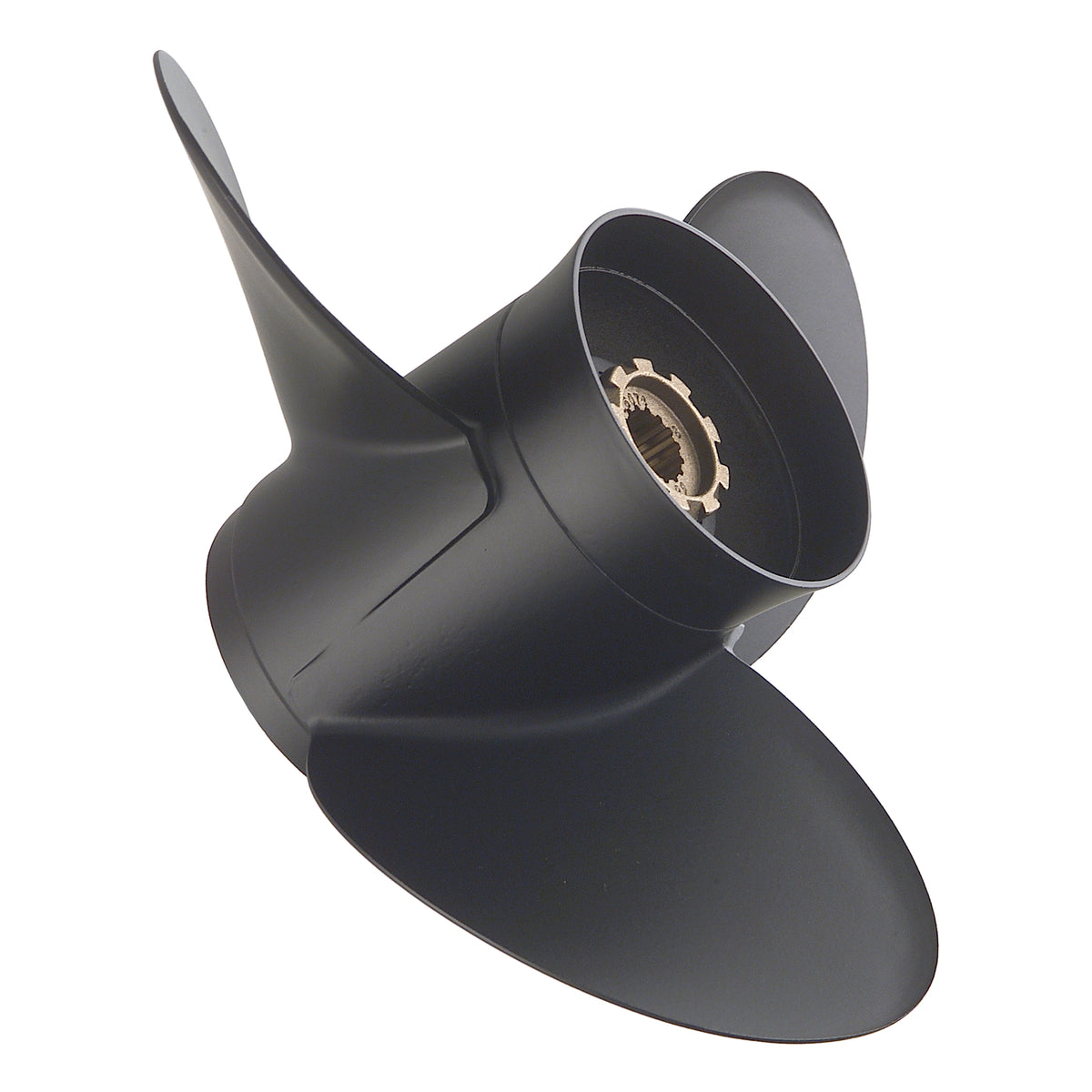 Quicksilver Black Diamond Outboard/Sterndrive Aluminum Propeller 3 Blade RH With 4-3/4 Gearcase