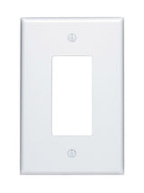 Leviton Decora White 1 gang Thermoset Plastic Decorator Wall Plate 1 pk