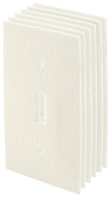 Frost King OSS6H Switch Sealer, 4 in L, 2-1/2 in W, Plastic, White