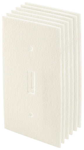 Frost King OSS6H Switch Sealer, 4 in L, 2-1/2 in W, Plastic, White