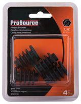 ProSource FE-S806-PS Furniture Socket, Plastic, Black, Pack of 10