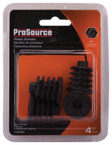 ProSource FE-S807-PS Furniture Socket, Plastic, Black, Pack of 10