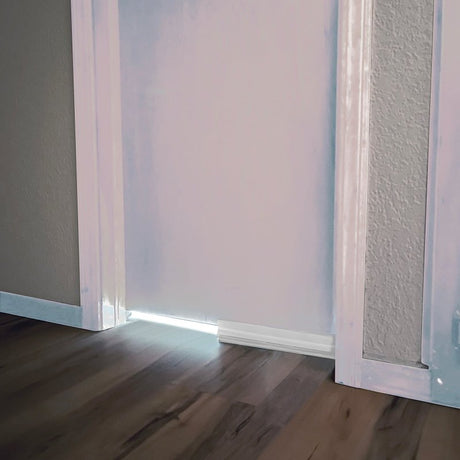 M-D 43398 Door Bottom, 1-1/8 in L, 1-3/4 in W, 32 in H, Vinyl