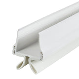 M-D 43398 Door Bottom, 1-1/8 in L, 1-3/4 in W, 32 in H, Vinyl