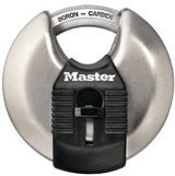 Master Lock Magnum Series M40XKAD Padlock, Keyed Alike Key, Shrouded Shackle, 3/8 in Dia Shackle, Boron Carbide Shackle
