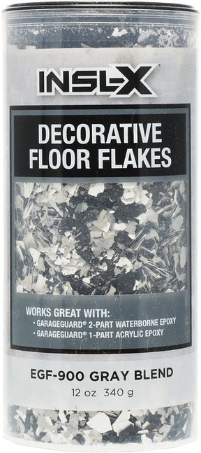 Insl-X EGF900099-EA Floor Flake, Gray Blend, Pack of 6