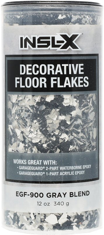 Insl-X EGF900099-EA Floor Flake, Gray Blend, Pack of 6