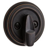 Kwikset 99800-122 Deadbolt, 1 Grade, K4 Key, Metal, Venetian Bronze, 2-3/8 to 2-3/4 in Backset, KW1 Keyway