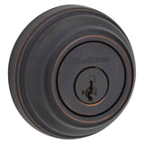 Kwikset 99800-122 Deadbolt, 1 Grade, Metal, Venetian Bronze, 2-3/8 to 2-3/4 in Backset, KW1, K4 Keyway