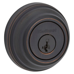 Kwikset 99800-122 Deadbolt, 1 Grade, Metal, Venetian Bronze, 2-3/8 to 2-3/4 in Backset, KW1, K4 Keyway