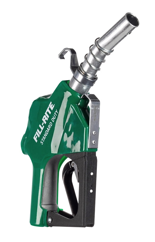 Fill-Rite SD SDN100GAN Automatic Diesel Spout Nozzle, 1 in, NPT, 25 gpm, Cast Aluminum, Green