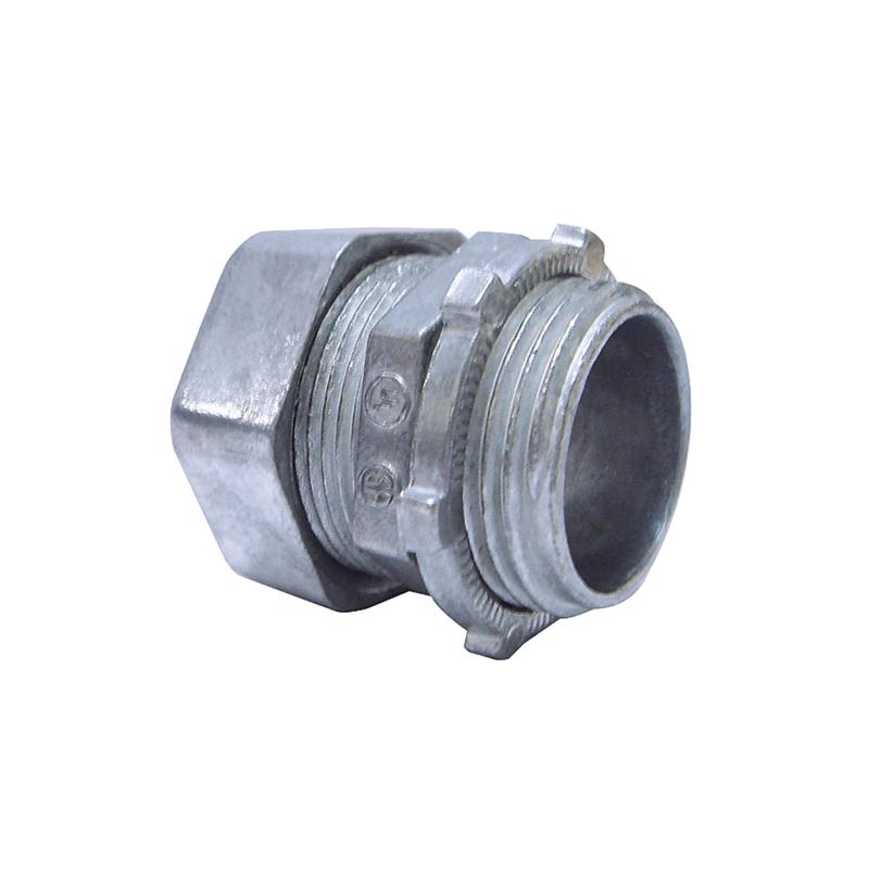 Sigma Engineered Solutions ProConnex 1/2 in. D Die-Cast Zinc Compression Connector For EMT 1 pk, Pack of 50