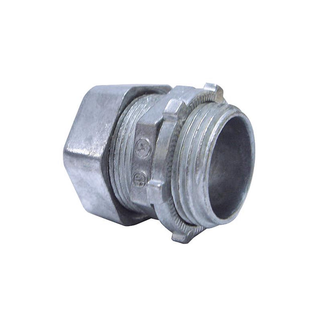 Sigma Engineered Solutions ProConnex 3/4 in. D Die-Cast Zinc Compression Connector For EMT 1 pk, Pack of 25