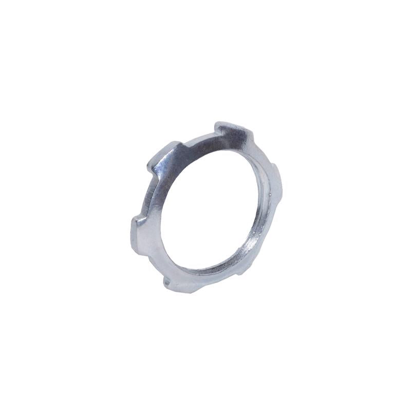 Sigma Engineered Solutions ProConnex 1/2 in. D Zinc-Plated Steel Electrical Conduit Locknut For Rigi, Pack of 50