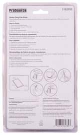 ProSource FE-S105-PS Furniture Pad, Felt Cloth, Beige, 4-1/2 x 6 in Dia, 4-1/2 in W, 3/16 in Thick, Square