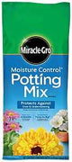 Miracle-Gro Moisture Control 75552300 Potting Mix, Solid, 2 cu-ft Bag