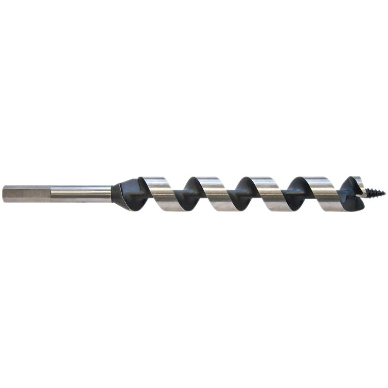 Vulcan 228291OR Auger Drill Bit, 3/4 in Dia, Spiral Flute, 1-Flute, Hex Shank