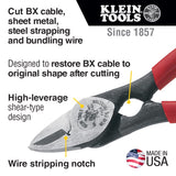 Klein Tools 7.6 in. Box Cutter Red 1 pk