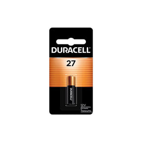 Duracell Alkaline 27 12 V 20 mAh Security Battery 1 pk