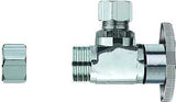 Plumb Pak PP32-1PCLF Angle Transition Valve, 1/2 x 3/8 in Connection, CPVC x Tube, CPVC Body
